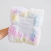 Rainbow Tie Dye Shaggy Fur Unicorn Blanket