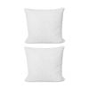 2PK The Lighthouse Washed Cotton European Pillowcase With Double Stitch White