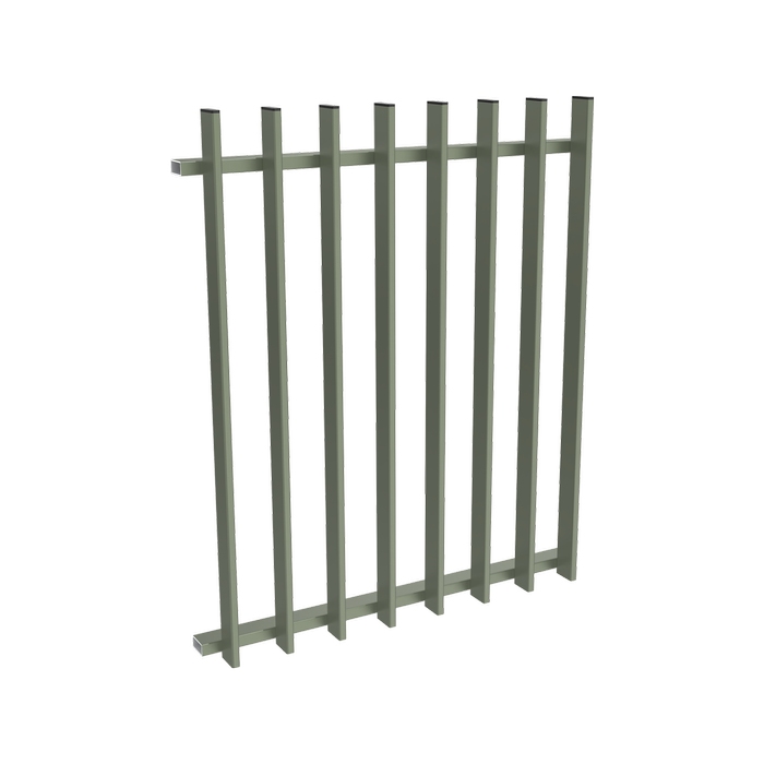 ProtectorAl 0350 - 0900 x 1050mm Pale Eucalypt Aluminium Radiator Balustrade Panel