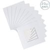 20x Picture Photo Mounts - To Fit Frame Size 10 x 10" for Image Size 8 x 8"