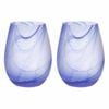 Tempa Skylar Set of 2 Stemless Glasses - Ocean