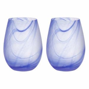 Tempa Skylar Set of 2 Stemless Glasses - Ocean