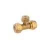 Brasshards 20C x 20C x 15C Brass Compression Tee LF