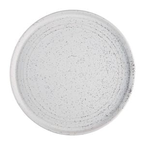Olympia Cavolo Flat Round Plate White Speckle 270mm 4 Pack