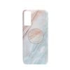 Marble Cover Silicone Phone Case Pop  - For Samsung Galaxy Note 10 (Pink)