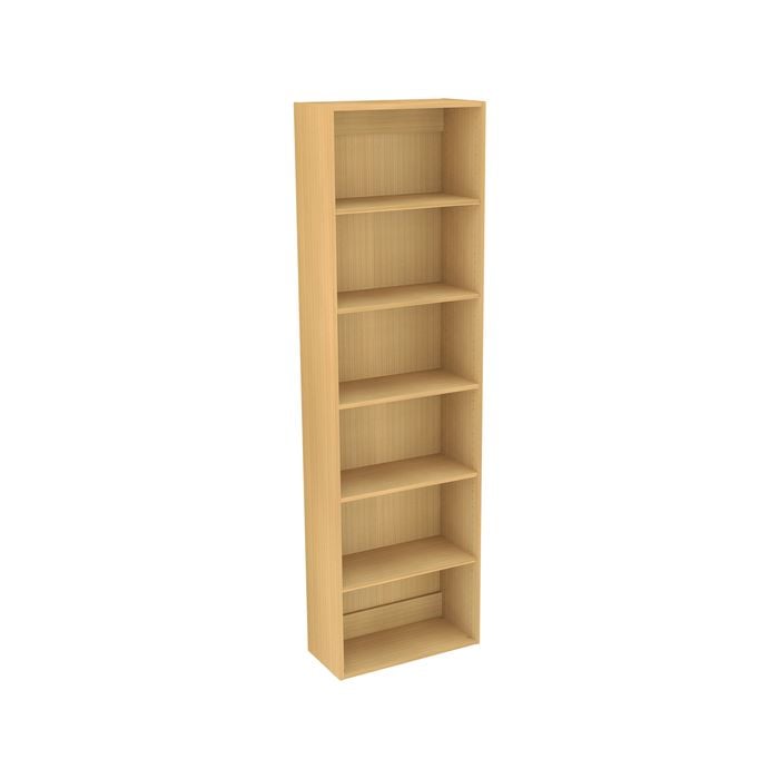 Lugna 2048 x 600 x 280mm Sand 5 Shelf Shelving Unit