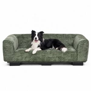 Advwin Elevated Pet Sofa Bed Couch Orthopedic 3-sided Bolsters For Medium Large Dogs