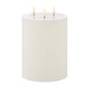 Amalfi Hughe Led Pillar Flickering Candle - 15x20cm