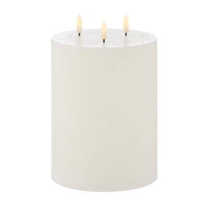 Amalfi Hughe Led Pillar Flickering Candle - 15x20cm