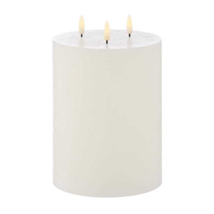 Amalfi Hughe Led Pillar Flickering Candle - 15x20cm