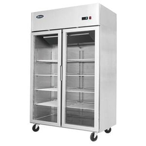 Atosa Top Mounted Double Glass Door Freezer Mcf8602