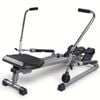 NNETM Foldable Rowing Machine with LCD Monitor - Fitness Trainer(Grey)