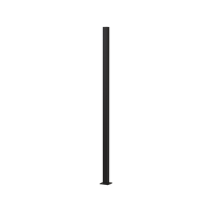 RapidFence 65 x 65 x 2200mm Black Capped Flanged Post