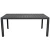Iberia 178cm Aluminium Outdoor Dining Table Charcoal