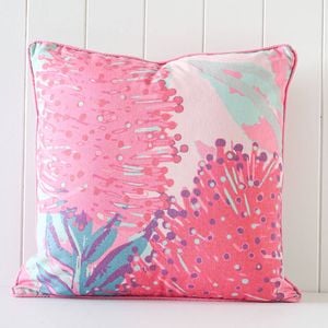 Rayell Indoor Square Cushion Beautiful Blossom Light 45x45cm
