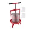 Vevor 3.69 Gal Fruit Wine Press Red Stainless Steel Basket With Cross-beam And Triangular Structure