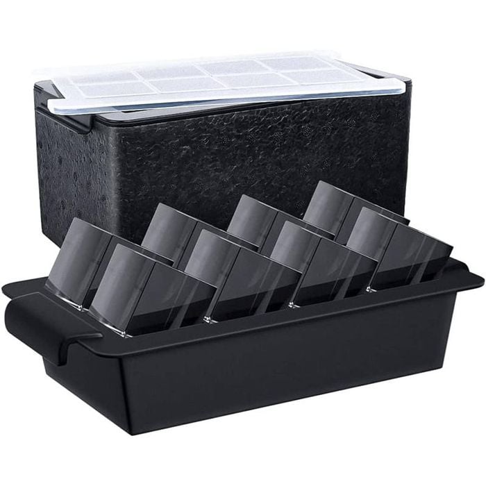 Catzon Ice Cube Maker Crystal Clear for Cocktail Whiskey Gifts for Men