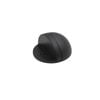 Delf 23mm Trade Matt Black Half Circle Floor Stop