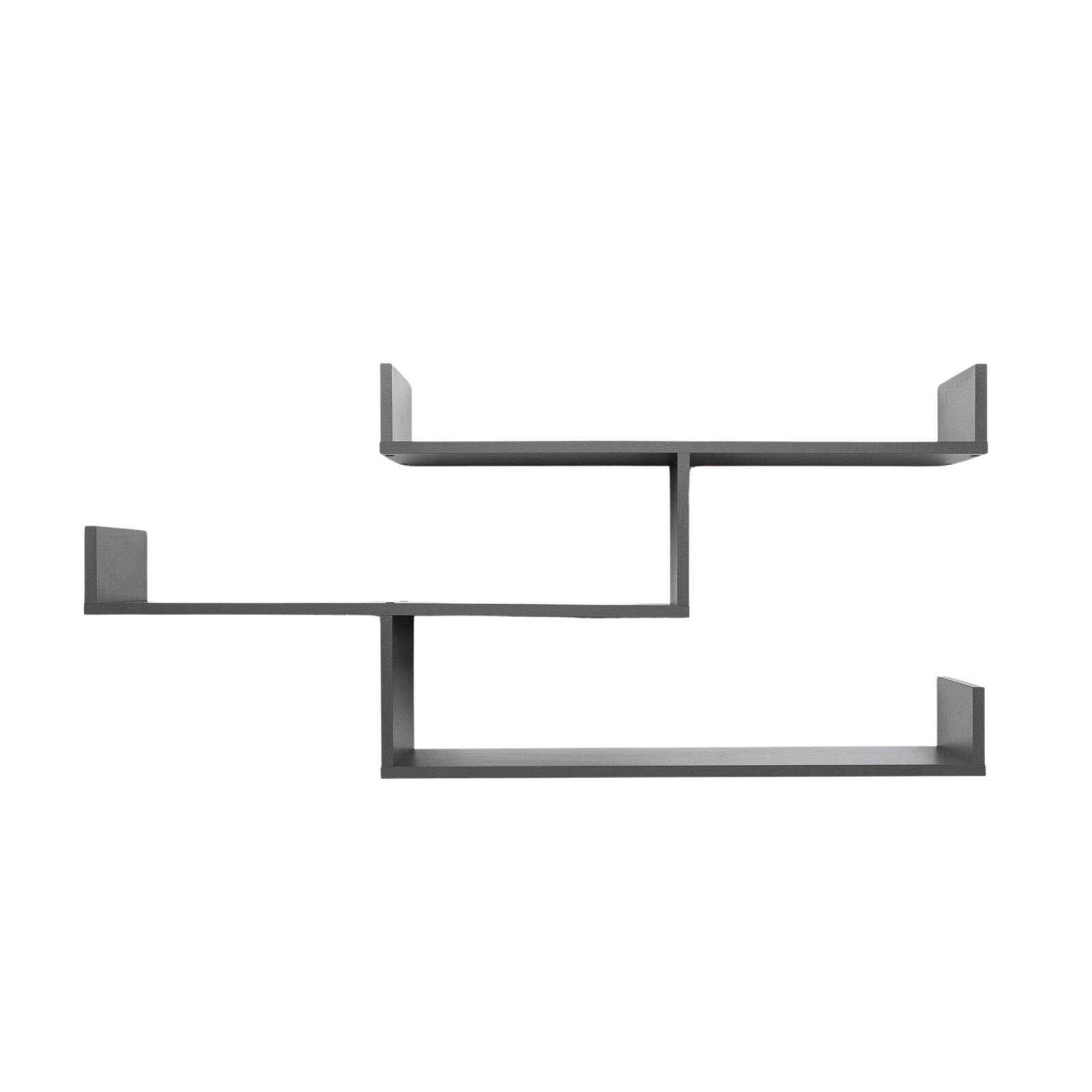 European Cabinetry Graphite Zurich Multi Level Shelf Kit product image