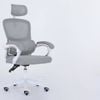 La Bella Grey Ergonomic Office Chair - Lumbar Support, Adjustable Headrest VELTRA