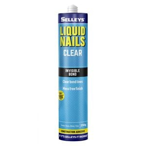 Selleys 250g Liquid Nails Clear Construction Adhesive
