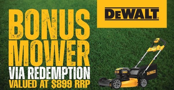 Dewalt lawn mower redemption offer