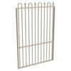 ProtectorAl 800 - 1200 x 1800mm Paperbark Aluminium Pool Gate Loop Spear With Mid Rail