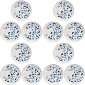 12PK LVD 17x17cm Ceramic Cottage Cow Desert Plate Home Decor
