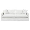Caledonia 3 Seater Sofa with Off White Slip Cover