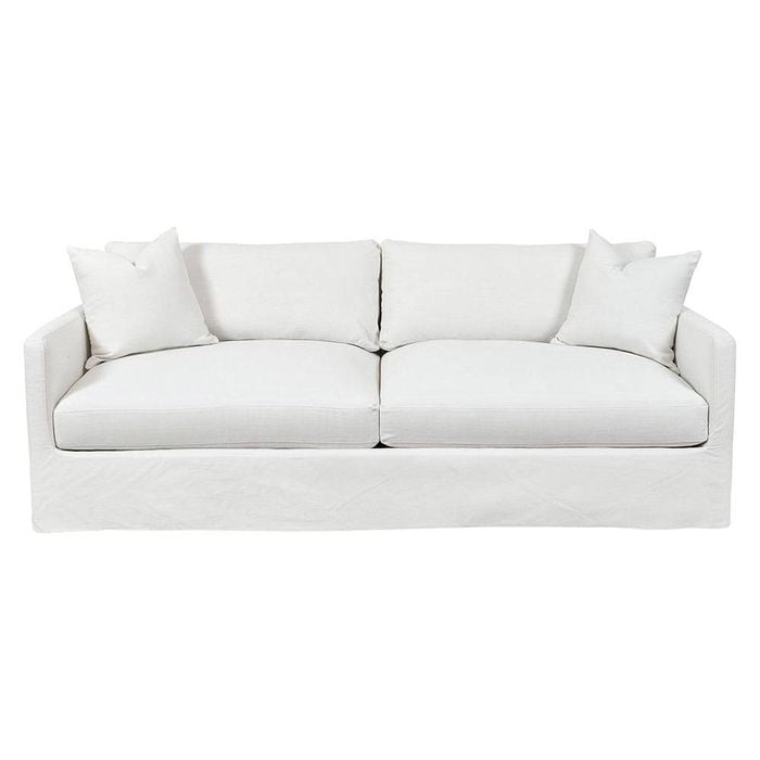Caledonia 3 Seater Sofa with Off White Slip Cover