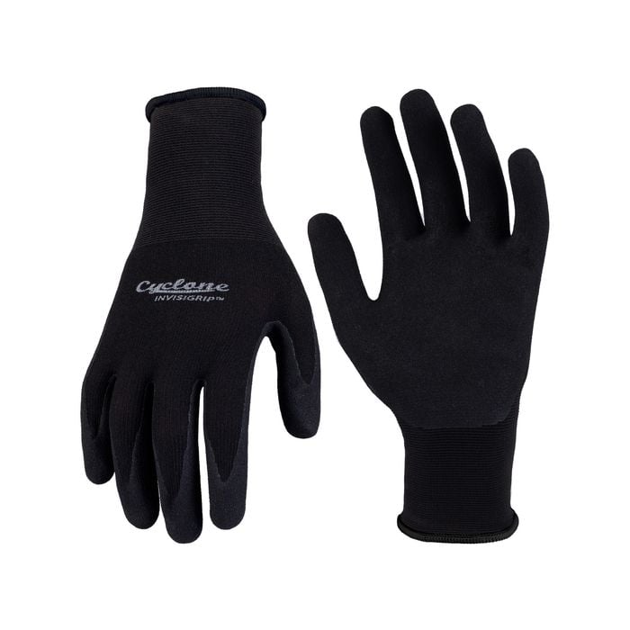 Cyclone Extra Large Black Invisigrip Tough Gloves