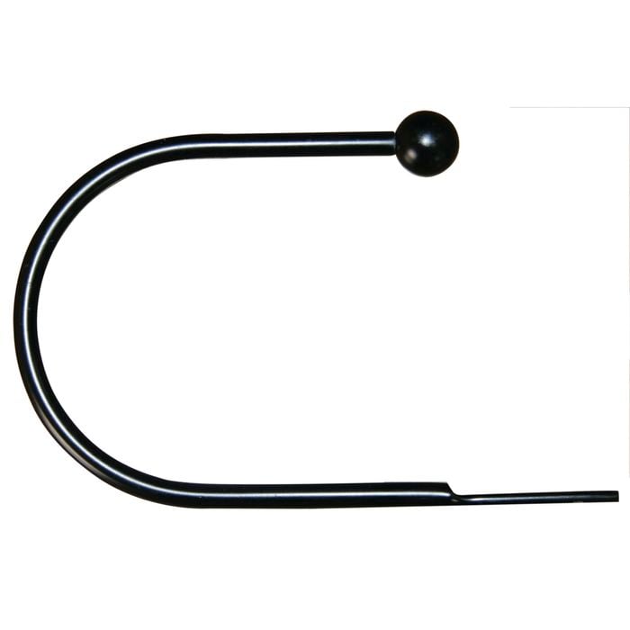 Windoware Black Curtain Holdback Arm - 2 Pack