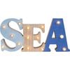 LVD MDF Led Sea Sign Home/Office Tabletop Decor 38x18.5cm