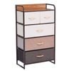 Bellos Living 5 Drawer Chest Fabric Drawers