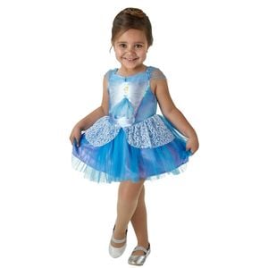 Disney Size 3-4y Cinderella Ballerina Kids/Girls Costume Dress Up Party Blue