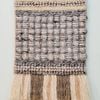 Handwoven Woollen Wall Hanging - Ad16 - Ash Grey/sand - 50x90cm