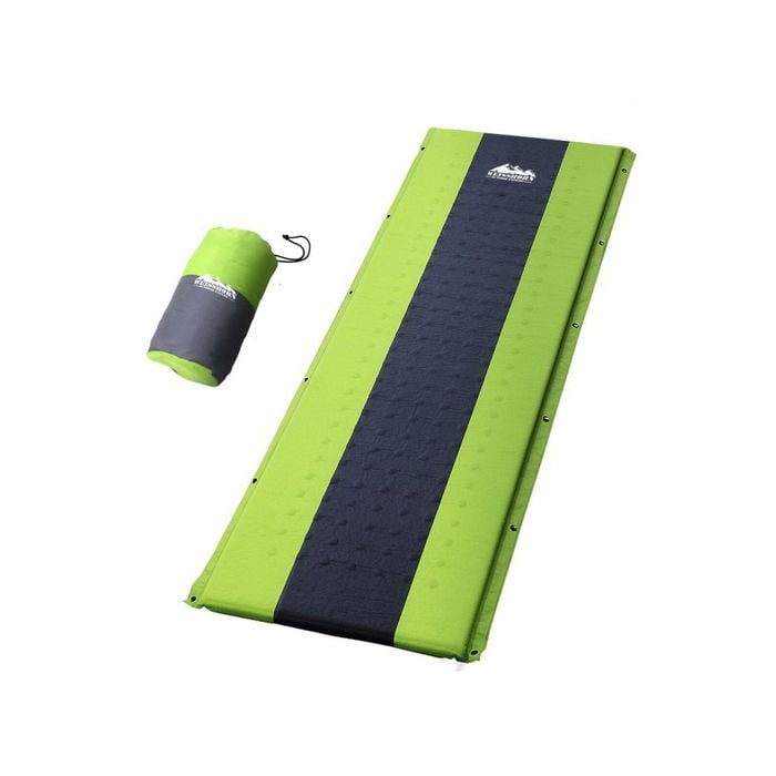 Weisshorn Self Inflating Mattress Camping Sleeping Mat Air Bed Pad Single Green