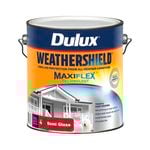 Dulux 4L Exterior Paint Weathershield Semi Gloss Ultra Deep - 4L