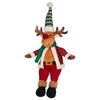 Christabelle 56cm Christmas Moose Animated Musical Decoration Ornament for Table Top or Mantel Display with Music