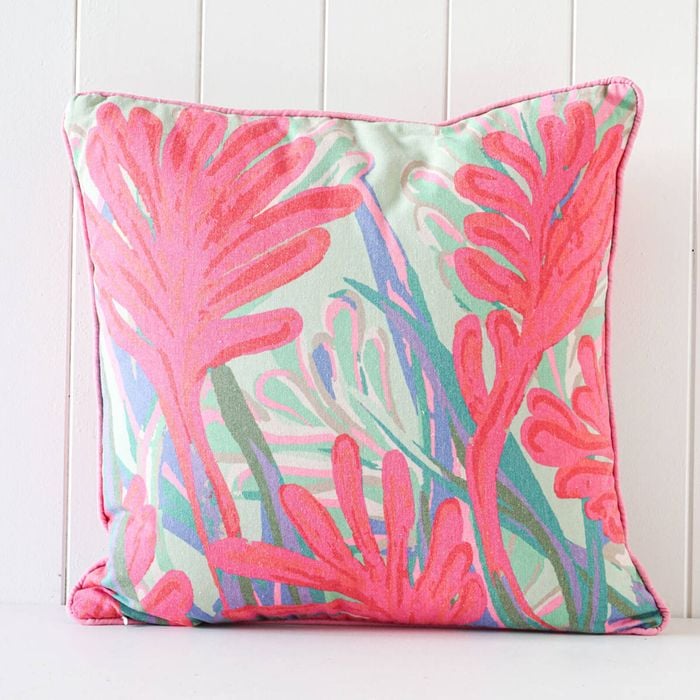 Rayell Indoor Square Cushion Blissful Blossom Dark 45x45cm