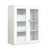 Lauft Steel Storage Shelf Display Cabinet Cupboard Bookshelf Case Organizer