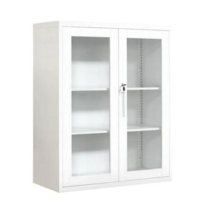 Lauft Steel Storage Shelf Display Cabinet Cupboard Bookshelf Case Organizer