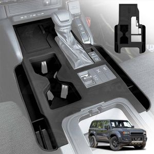 Gearbox Storage Tray For Toyota Prado 250 Series 2024-onwards Center Console Non-slip Silicone Cover Interior Organizer