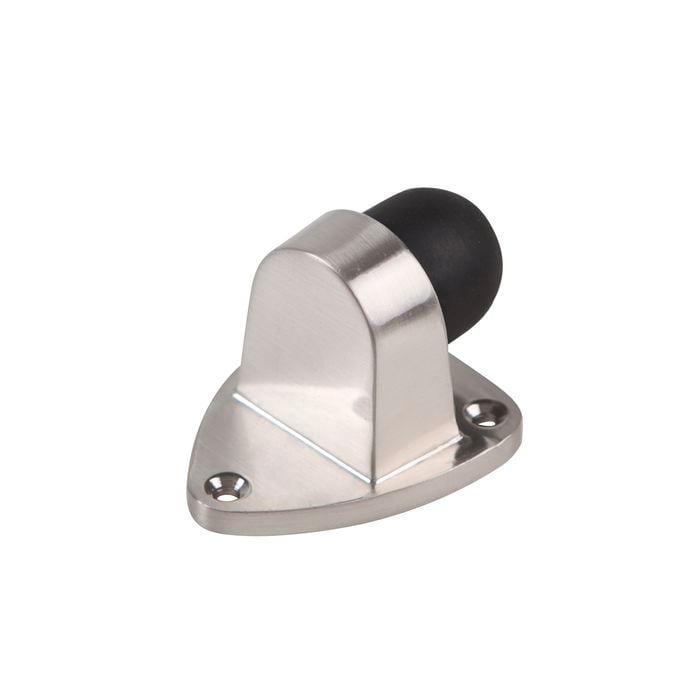 Adoored Satin Chrome Dragon Rubber Door Stop
