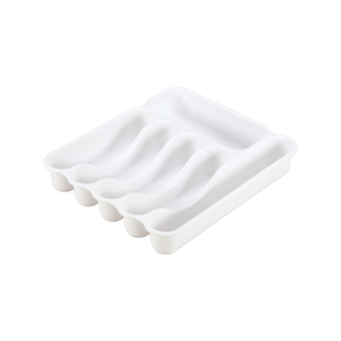 Seymours White 6 Compartments Cutlery Tray