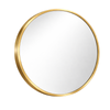 Barelli 800 x 800mm Brushed Brass Signature High Specification Fiora Round Framed Mirror