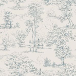 Wallpaper Trader Montfort Wallpaper Roll 10.05m X 53cm, Indigo
