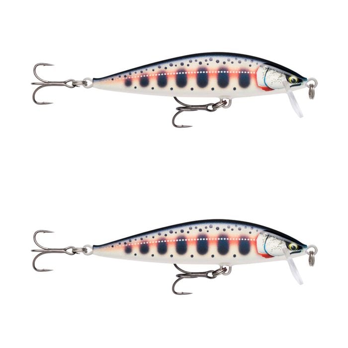 2x Rapala 9.5cm Countdown Sinking Hardbody Balsa Fishing Lures - Gilded Yamame