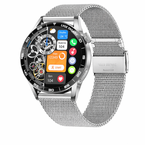 Smart Watch 1.38" Hd Bluetooth Call Waterproof Fitness Tracker For Android & Ios – Heart Rate Monitor Mesh Silver