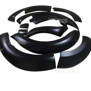 Textured Black Fender Flares For Ford Everest 2015-2018